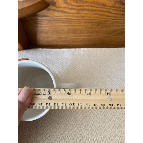 Vintage J.I.I. 1994 Rabbit Bunny Mug with Gold Trim Pastel Flowers - Picture 9 of 9